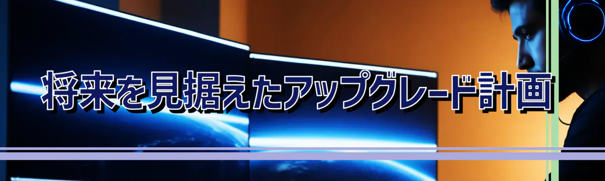 将来を見据えたアップグレード計画