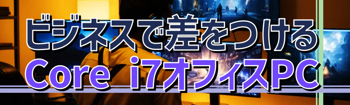 ビジネスで差をつけるCore i7オフィスPC