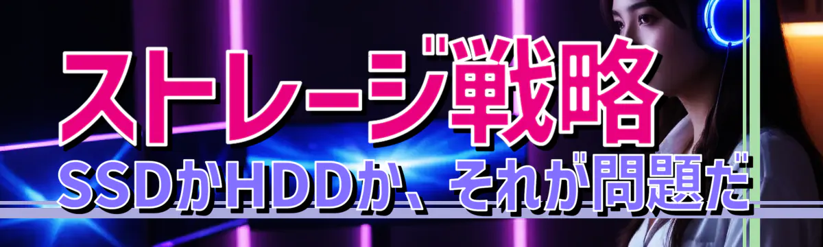 ストレージ戦略 SSDかHDDか、それが問題だ