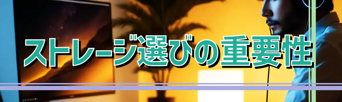 ストレージ選びの重要性