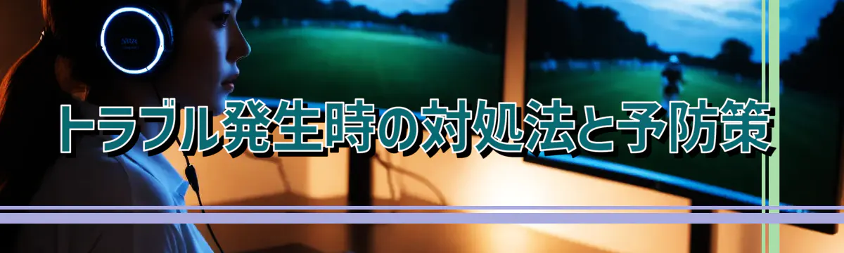 トラブル発生時の対処法と予防策