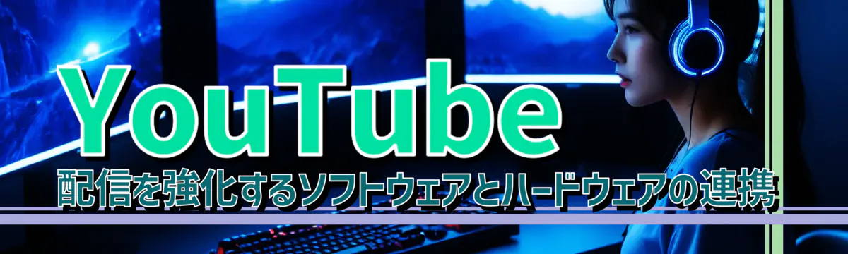 YouTube配信を強化するソフトウェアとハードウェアの連携