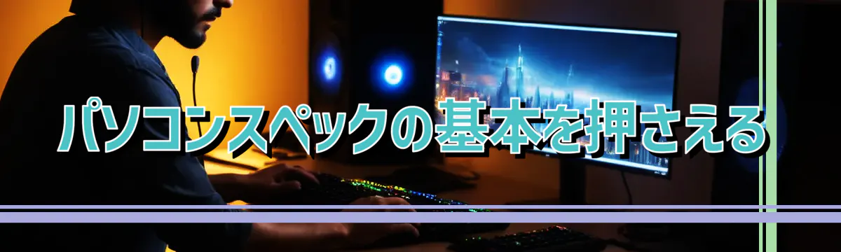 パソコンスペックの基本を押さえる