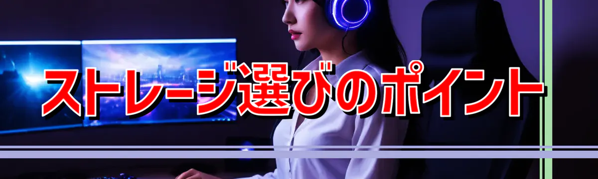 ストレージ選びのポイント