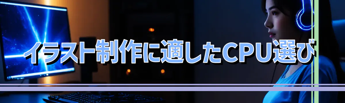 イラスト制作に適したCPU選び