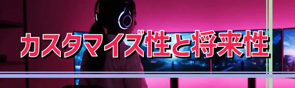 カスタマイズ性と将来性