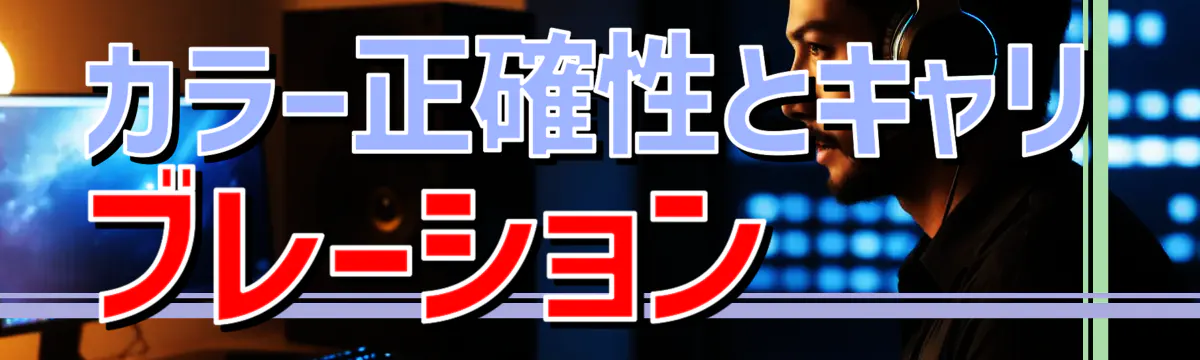 カラー正確性とキャリブレーション