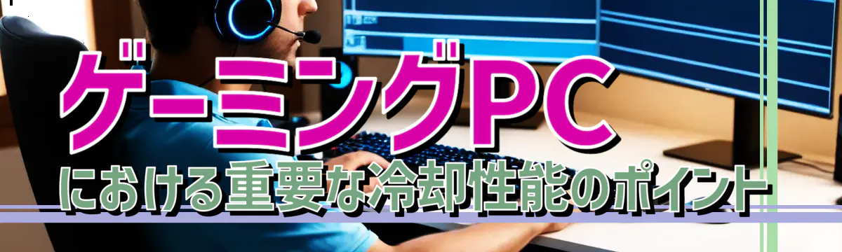 ゲーミングPCにおける重要な冷却性能のポイント
