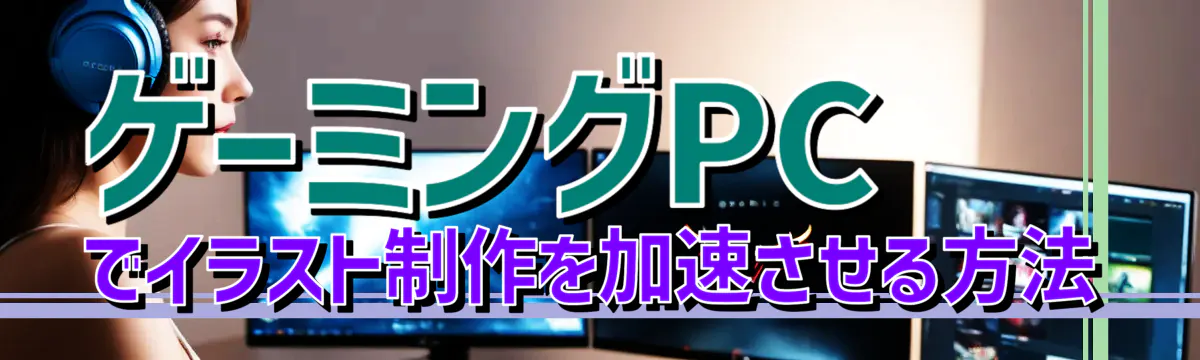 ゲーミングPCでイラスト制作を加速させる方法