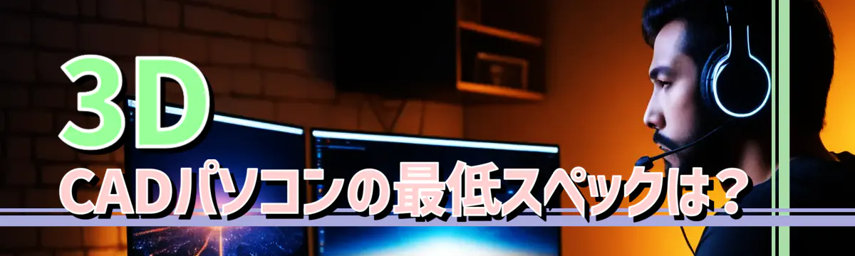 3D CADパソコンの最低スペックは？ 
