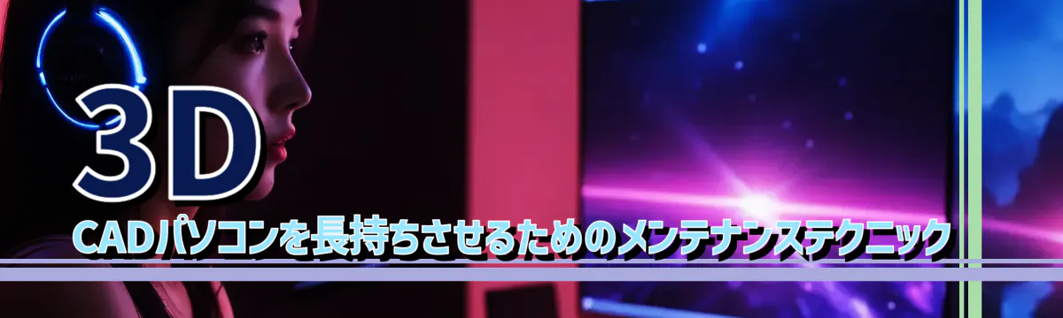 3D CADパソコンを長持ちさせるためのメンテナンステクニック