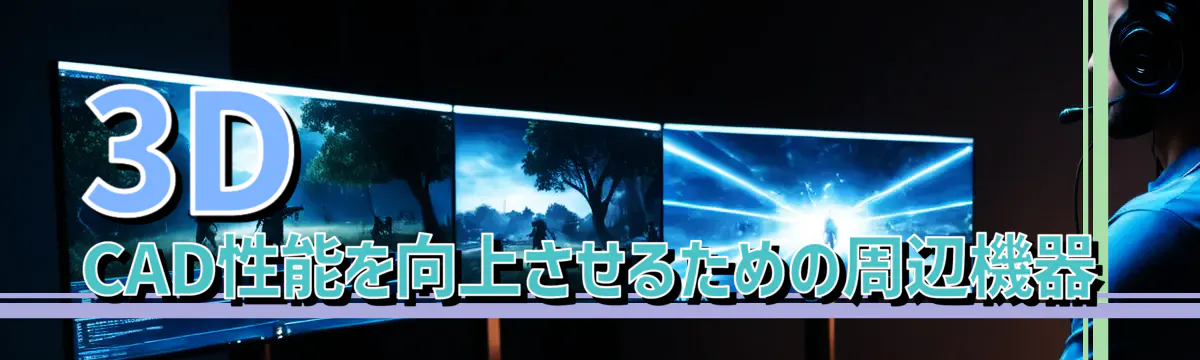 3D CAD性能を向上させるための周辺機器