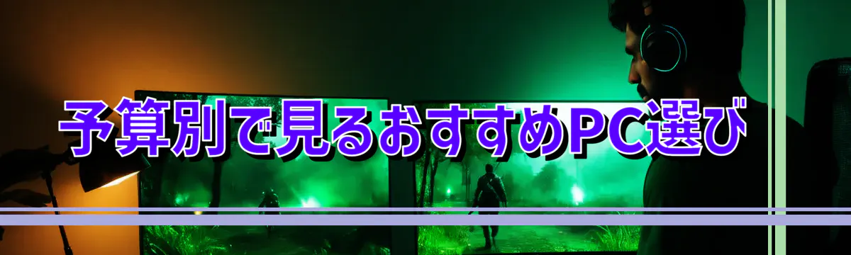 予算別で見るおすすめPC選び 
