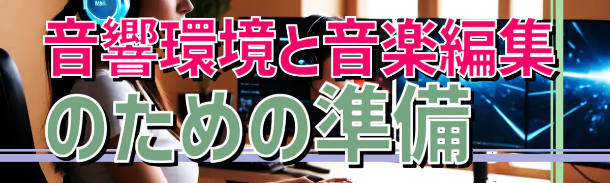 音響環境と音楽編集のための準備 
