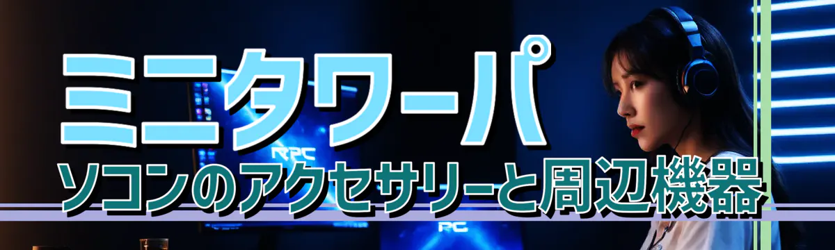 ミニタワーパソコンのアクセサリーと周辺機器