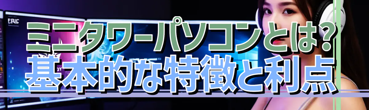 ミニタワーパソコンとは? 基本的な特徴と利点