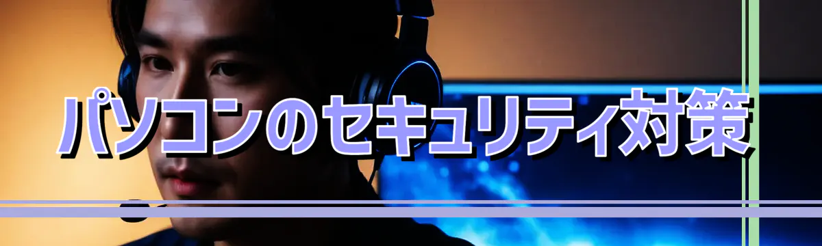 パソコンのセキュリティ対策
