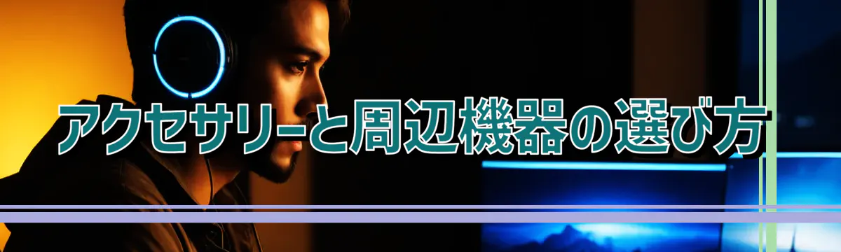 アクセサリーと周辺機器の選び方