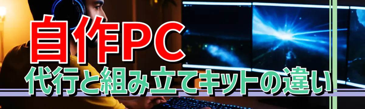 自作PC代行と組み立てキットの違い
