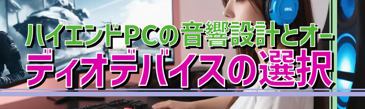 ハイエンドPCの音響設計とオーディオデバイスの選択