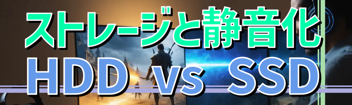 ストレージと静音化 HDD vs SSD