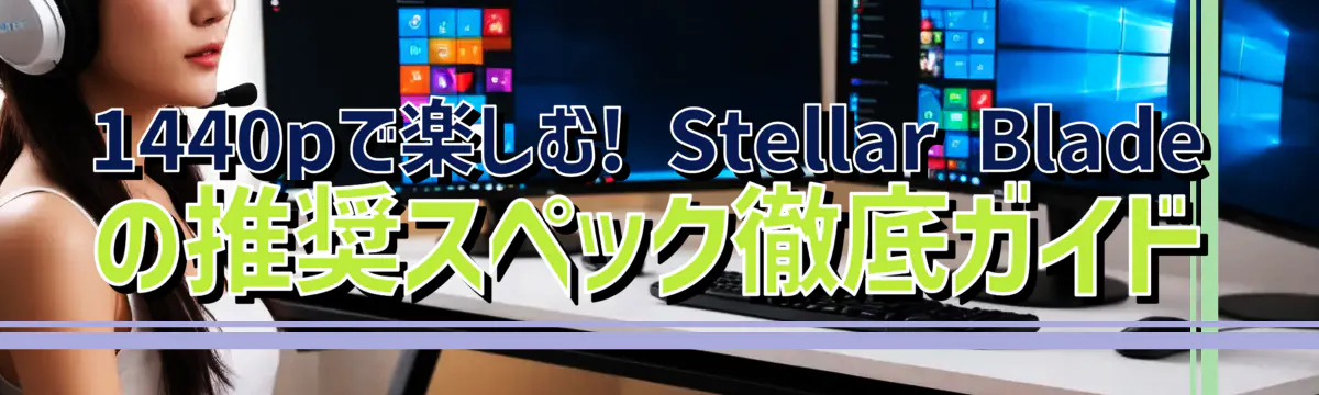 1440pで楽しむ! Stellar Bladeの推奨スペック徹底ガイド