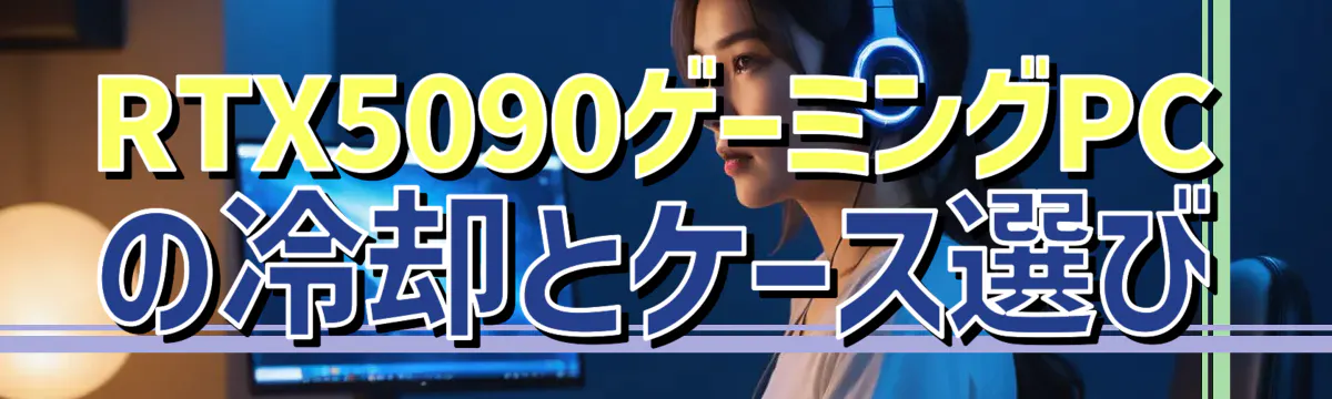 RTX5090ゲーミングPCの冷却とケース選び