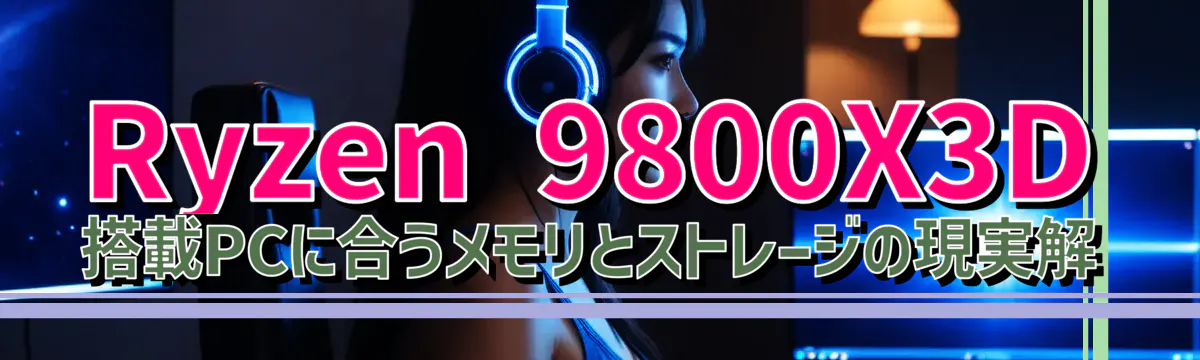 Ryzen&nbsp;9800X3D 搭載PCに合うメモリとストレージの現実解