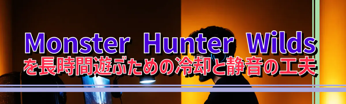 Monster Hunter Wilds を長時間遊ぶための冷却と静音の工夫