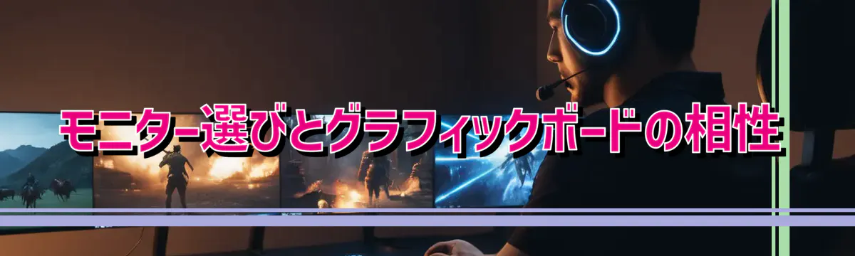 モニター選びとグラフィックボードの相性