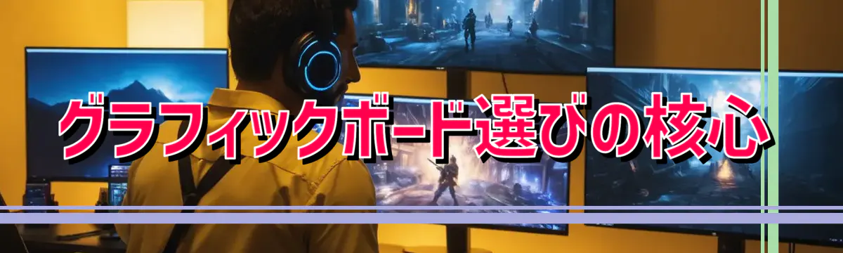 グラフィックボード選びの核心