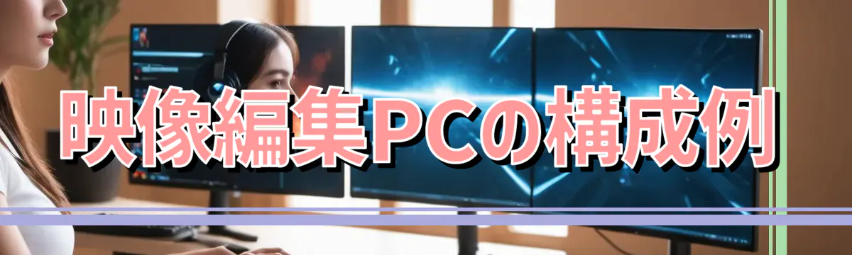 映像編集PCの構成例