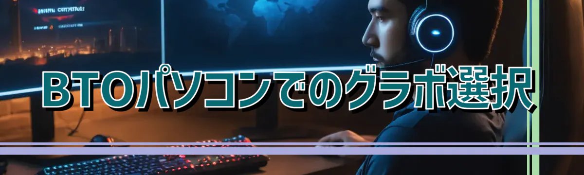 BTOパソコンでのグラボ選択