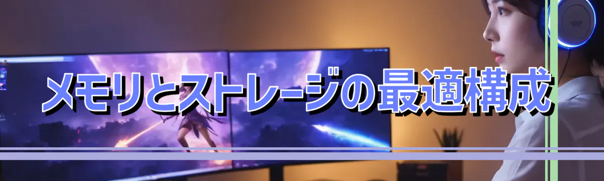 メモリとストレージの最適構成