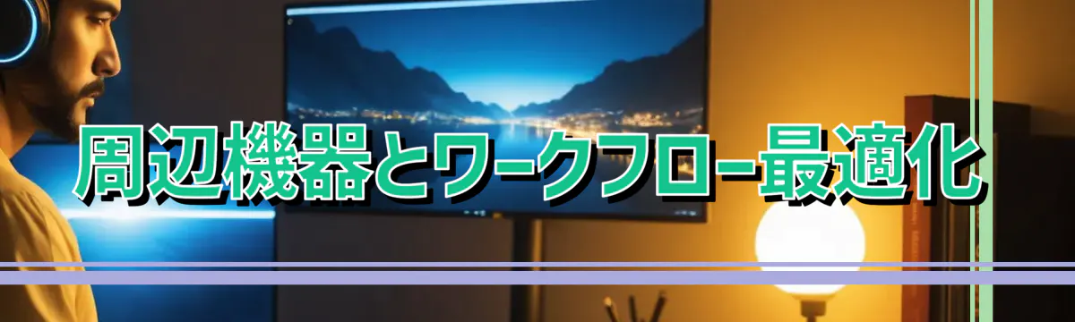 周辺機器とワークフロー最適化