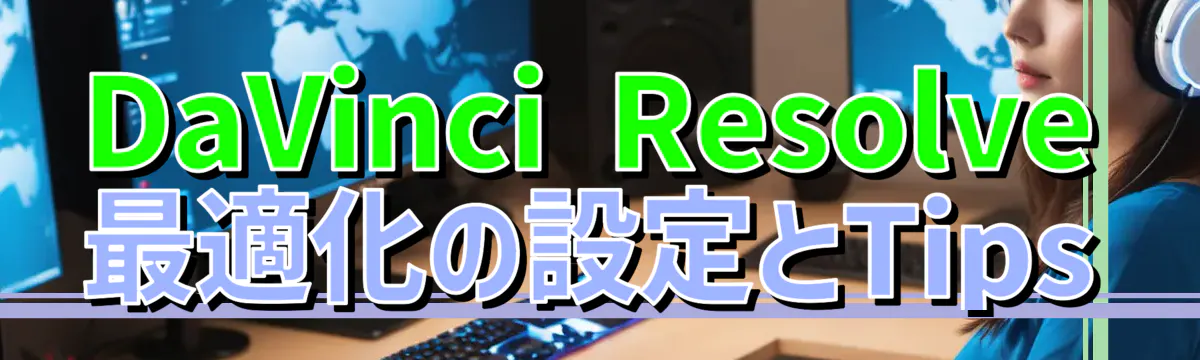 DaVinci Resolve最適化の設定とTips