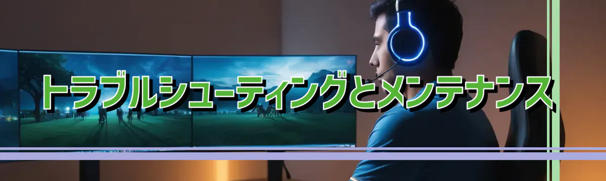 トラブルシューティングとメンテナンス