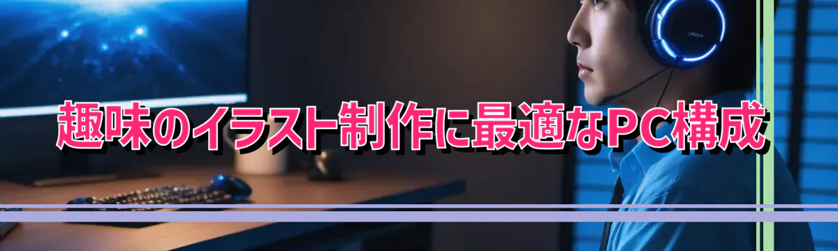 趣味のイラスト制作に最適なPC構成