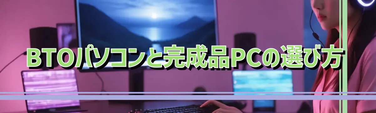 BTOパソコンと完成品PCの選び方