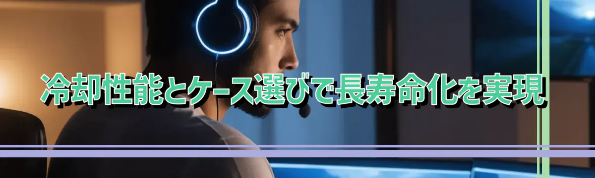 冷却性能とケース選びで長寿命化を実現