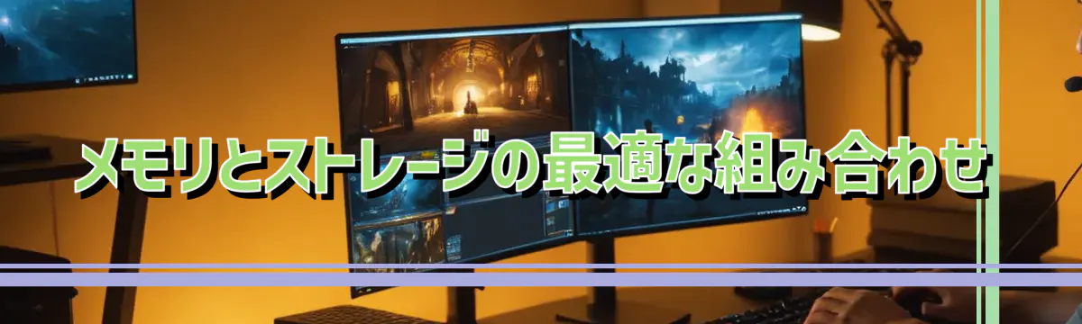 メモリとストレージの最適な組み合わせ