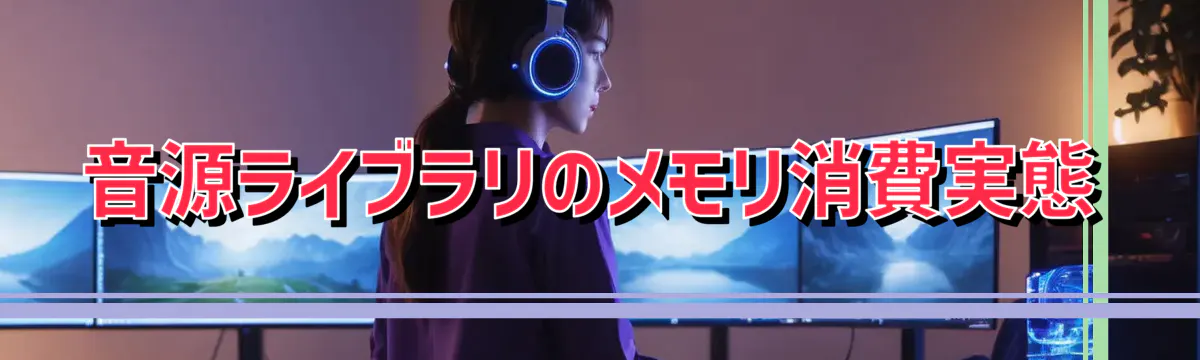 音源ライブラリのメモリ消費実態