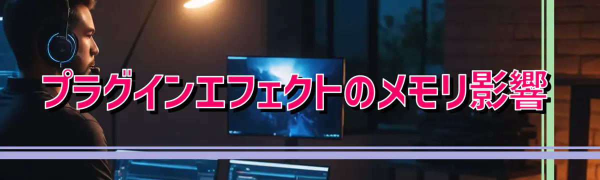 プラグインエフェクトのメモリ影響