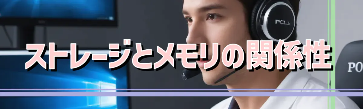 ストレージとメモリの関係性
