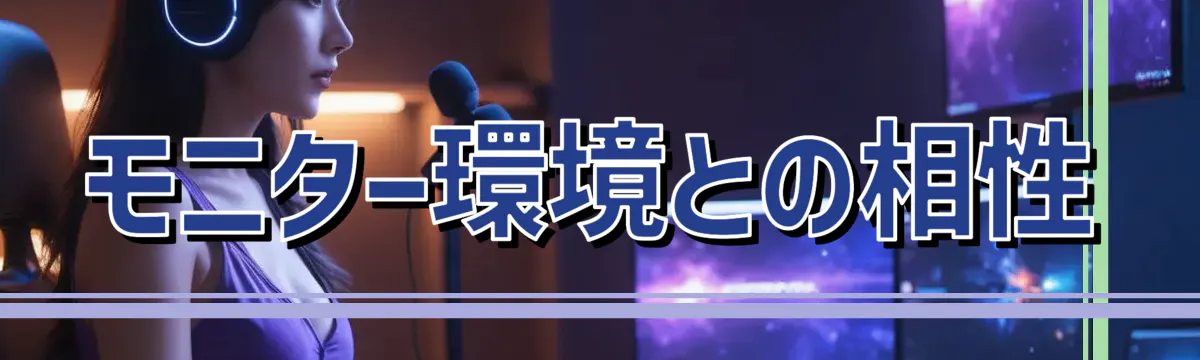 モニター環境との相性
