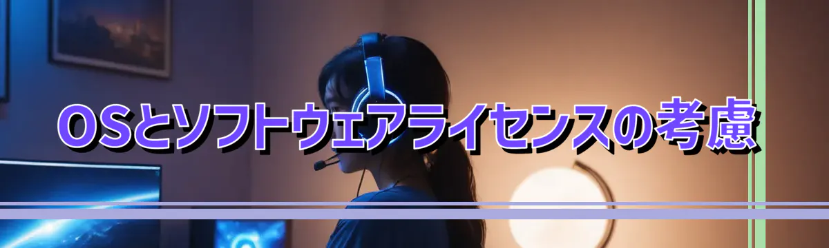 OSとソフトウェアライセンスの考慮