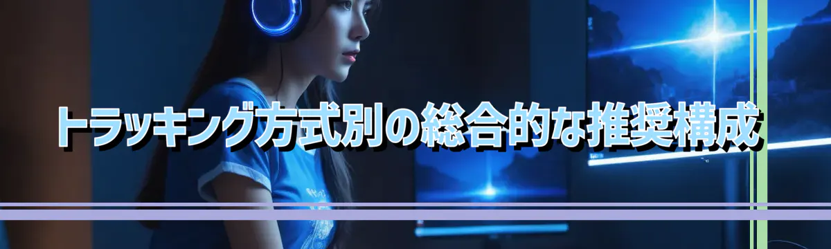 トラッキング方式別の総合的な推奨構成