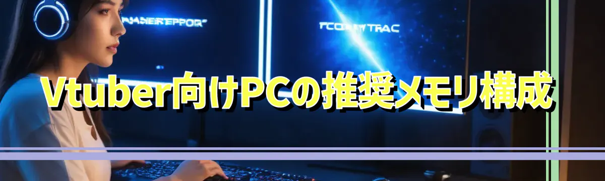 Vtuber向けPCの推奨メモリ構成