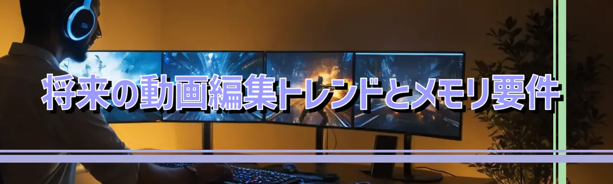 将来の動画編集トレンドとメモリ要件