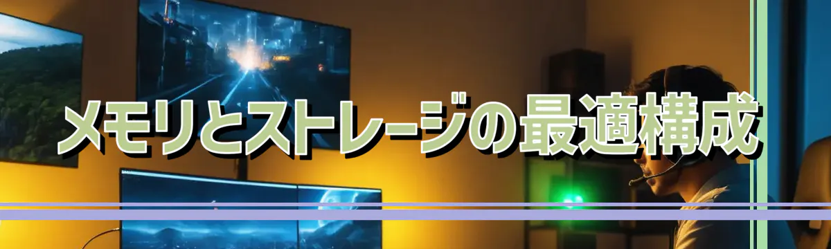 メモリとストレージの最適構成